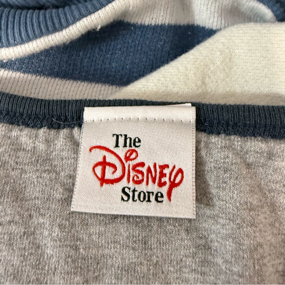 Vintage Y2K The Disney Store Eeyore Original Pal V-Neck Shirt Light Sweater L - Picture 5 of 6